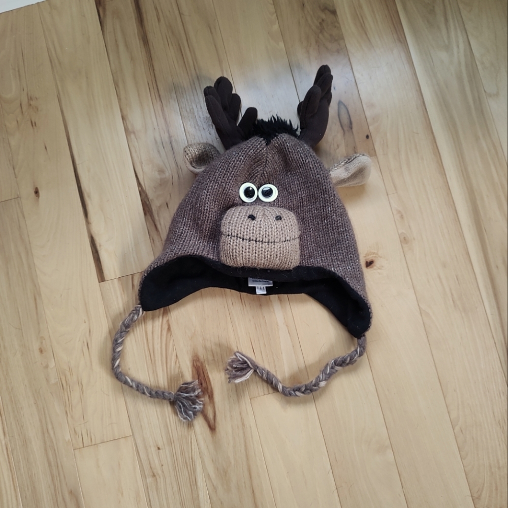 Knit Moose Hat